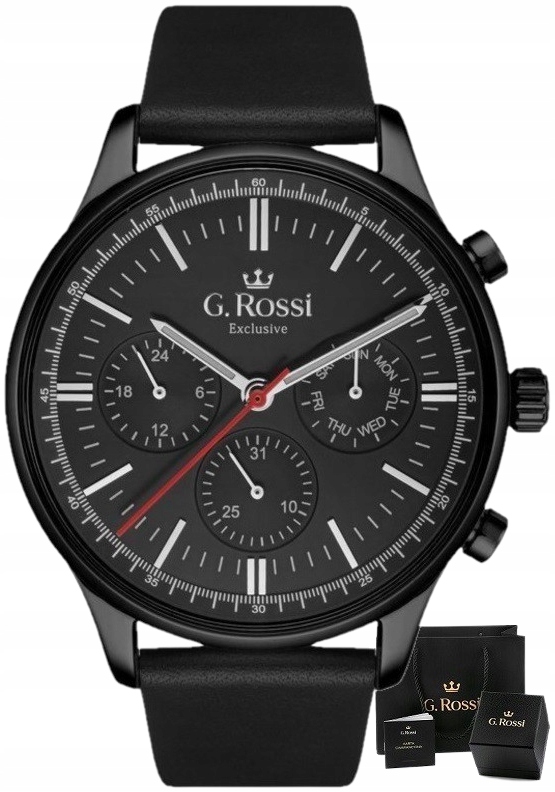 

Zegarek Męski G. Rossi Exclusive Chronograf Grawer