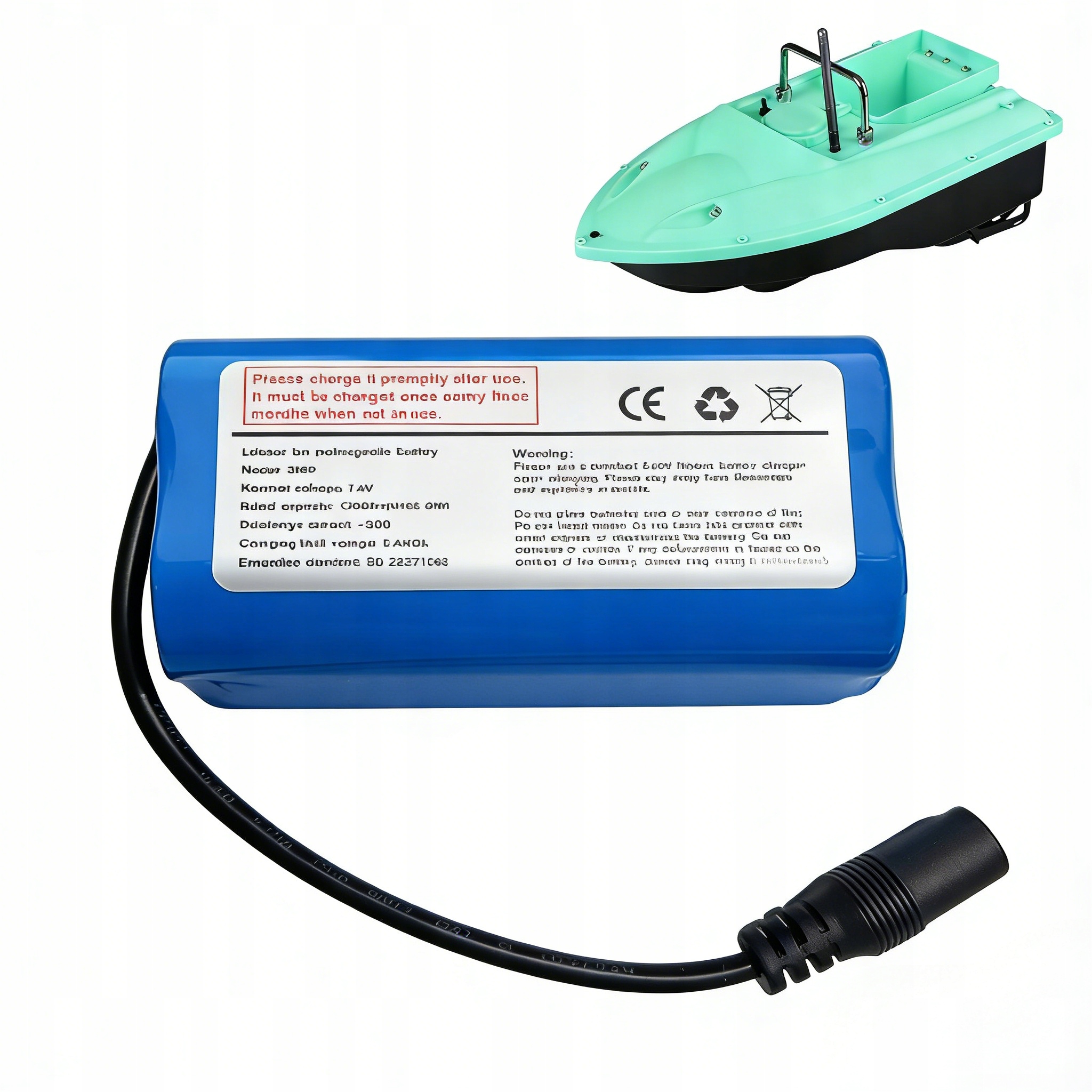 Baterie Akumulátor 12000 Mah Pro Návnadový Člun