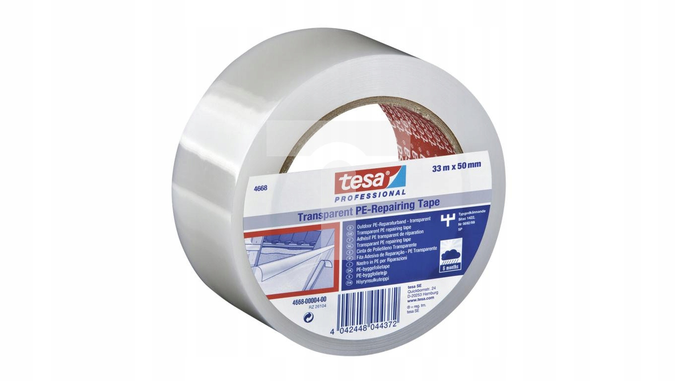 Taśma do klejenia folii 33m:50mm /6szt./