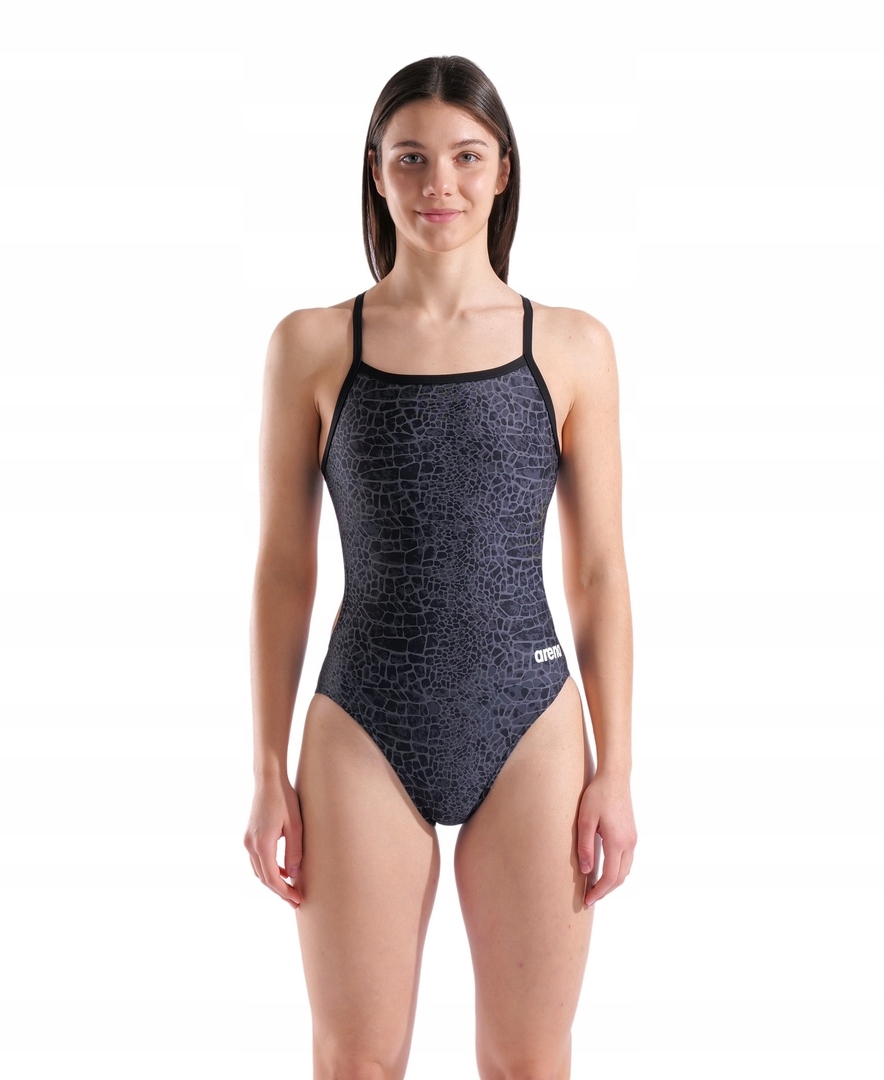 Strój kąpielowy damski Arena Snakeskin Swimsuit Challengeback 42