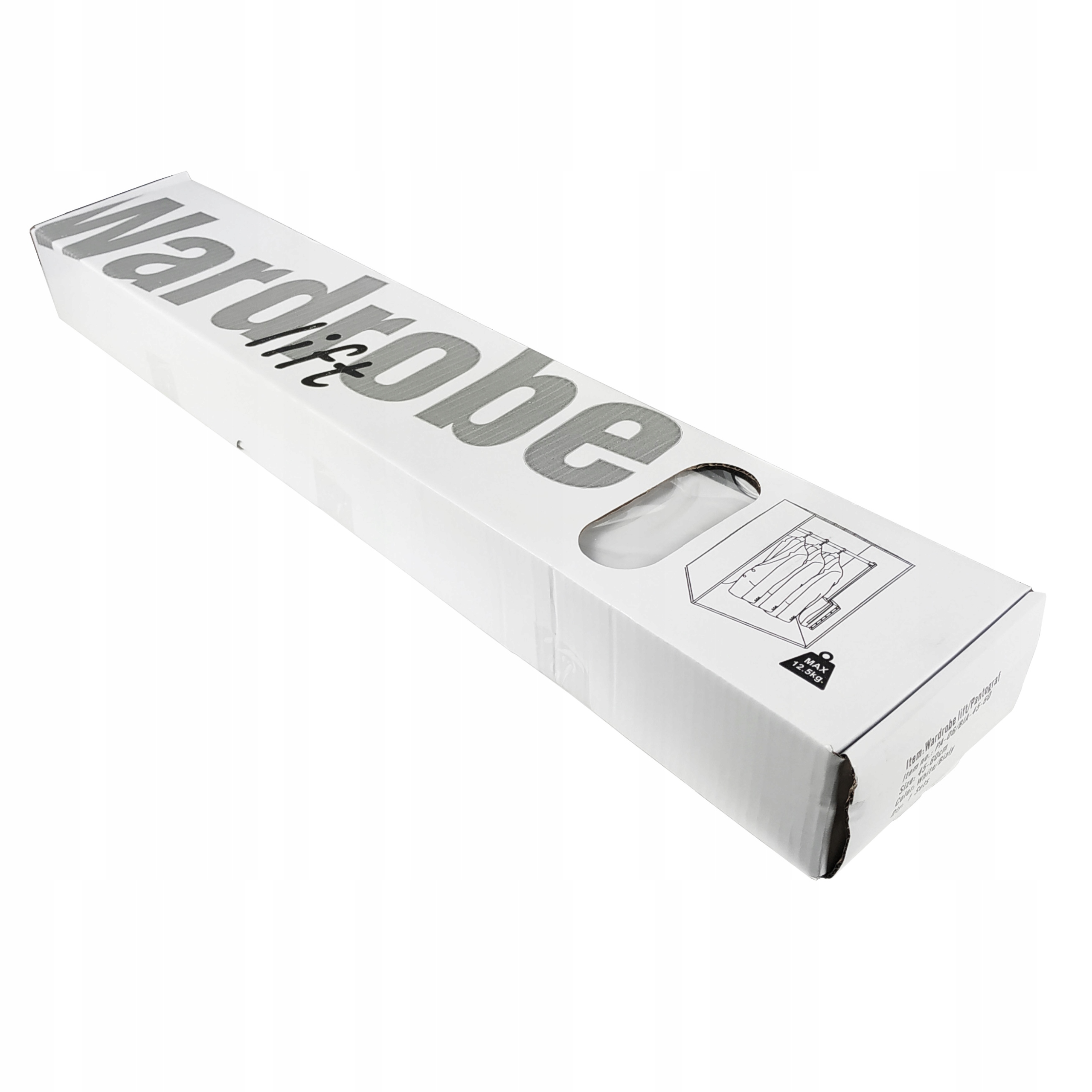 PANTOGRAF STRONG drążek do szafy - BIAŁY 92-124 cm Kod producenta 21573