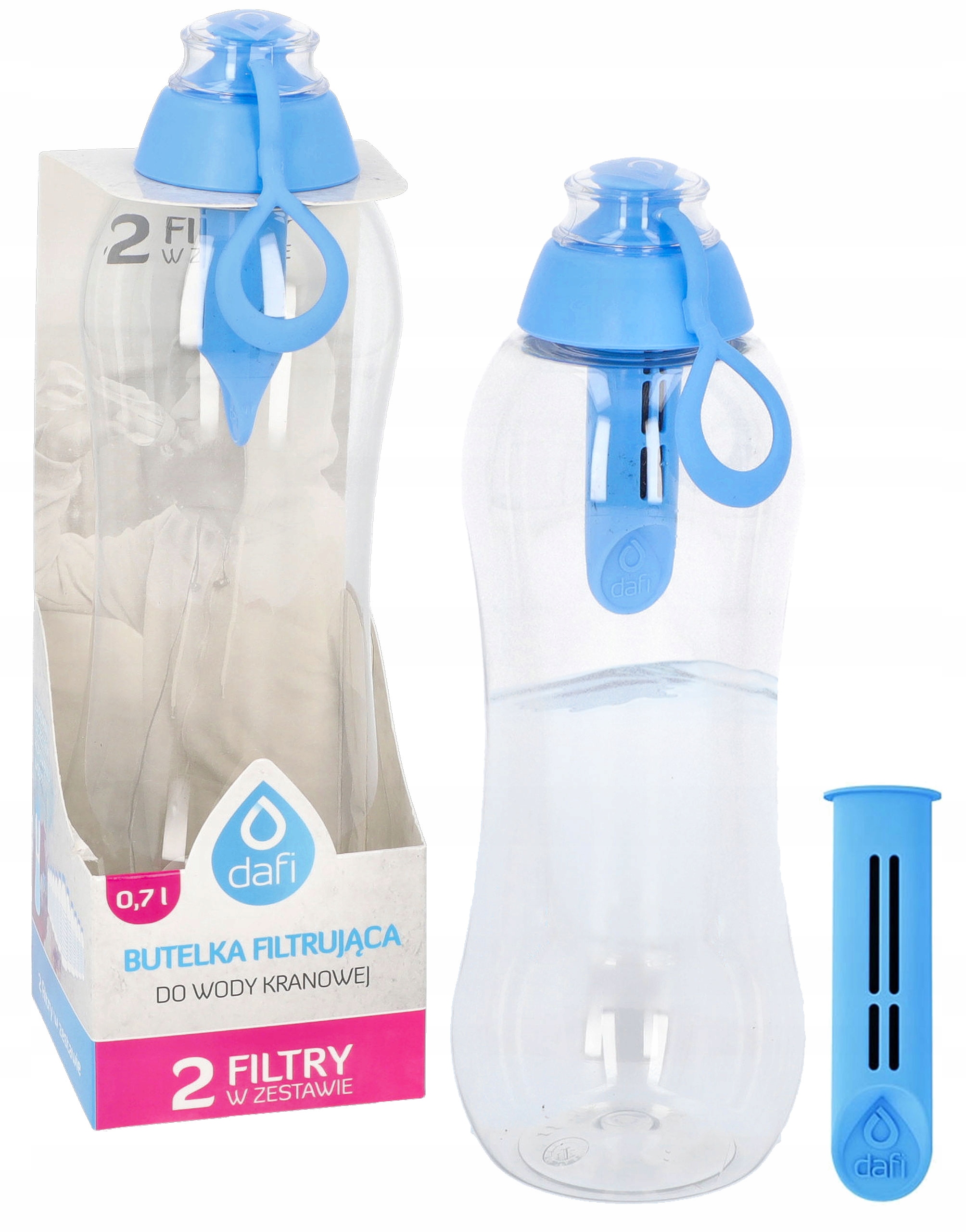 

Butelka Filtrująca Dafi 0,7L 2 Wkłady Filtrujące
