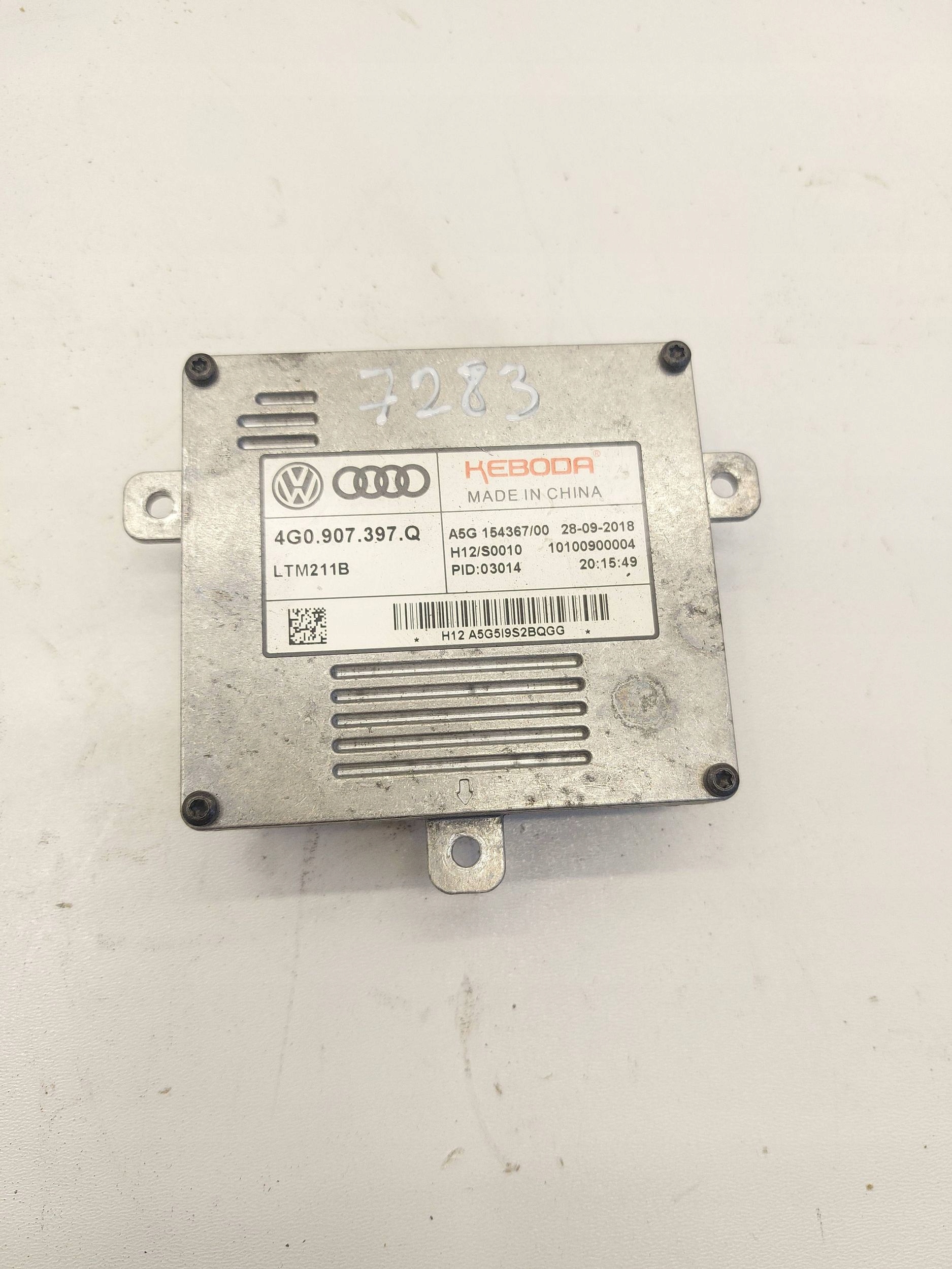 AUDI A6 C7 4G A4 B8 A5 Q5 A3 8V module control unit LED 4G0907397Q