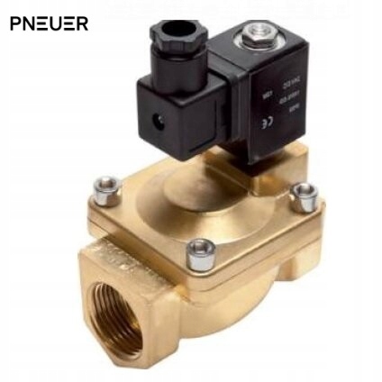 Elektroventil 2/2 G 1" 24 V DC normálně uzavřený mosaz