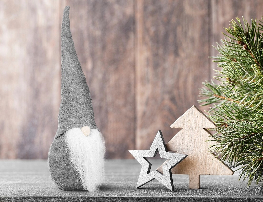 SKRZAT FIGURKA ŚWIĄTECZNA KRASNAL STOJĄCY GNOM 30 Szerokość produktu 8 cm