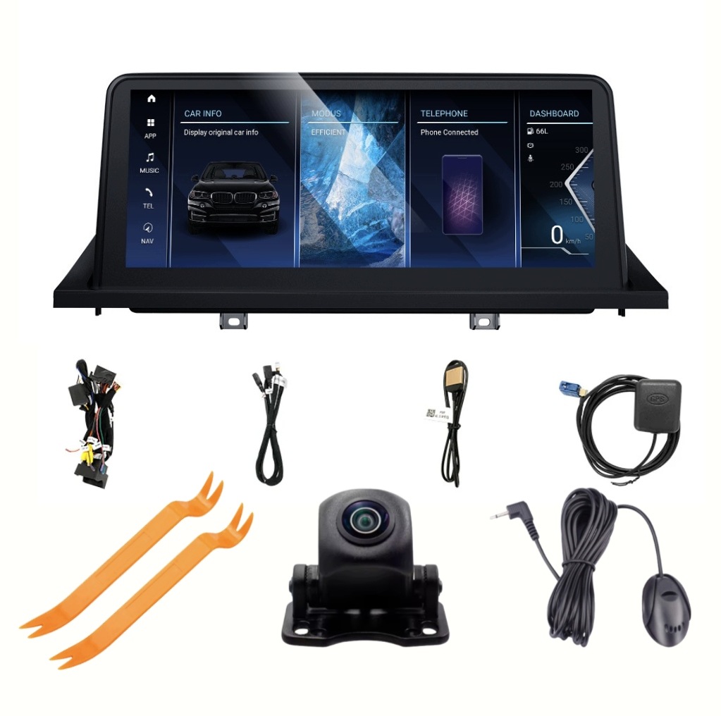 Radio Android Navigácia Bmw X5 E70 X6 E71 8/128GB 4G Lte CarPlay Gps