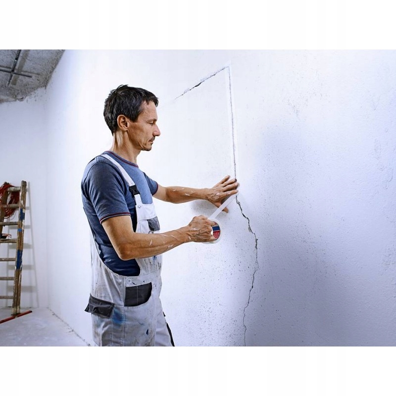 TESA siatka MASKUJĄCA do płyt karton-gips 90m/48mm Marka Tesa