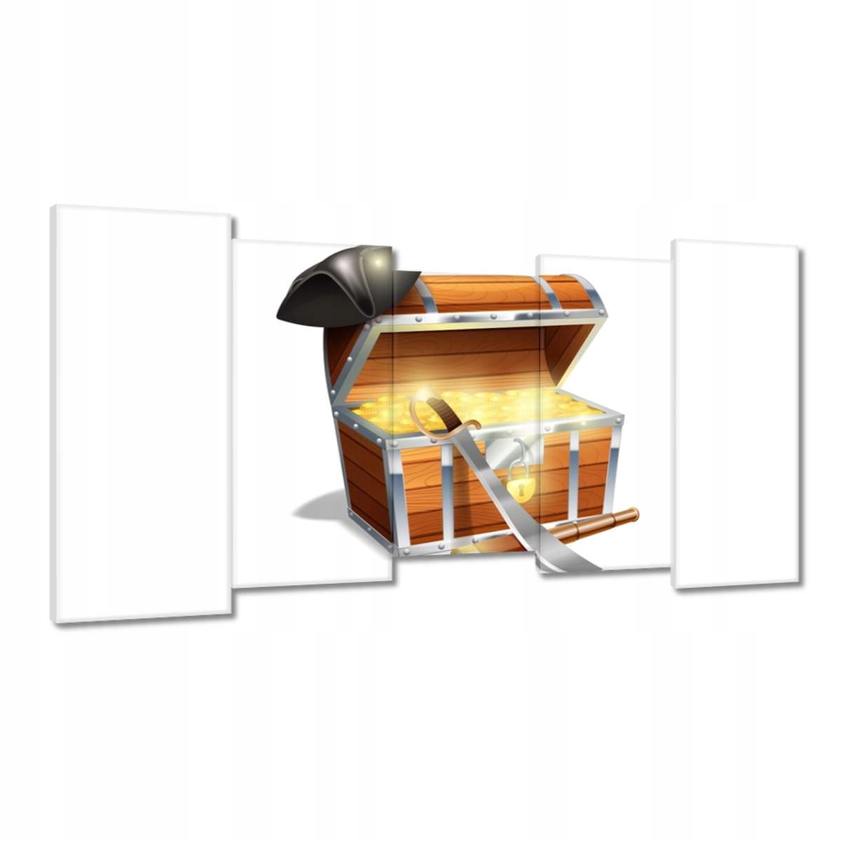 Obrazy 150x80 Poklad piráta pro dítě