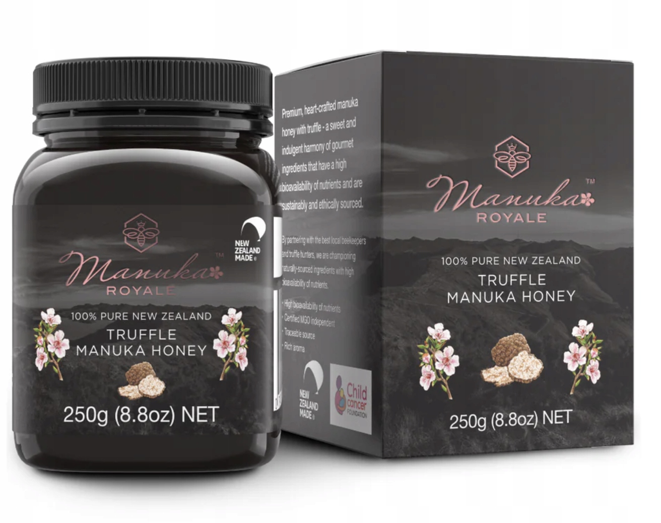 Levně Manuka Royale Truffle Manuka Honey Superprémiový med Manuka lanýžový 250 g