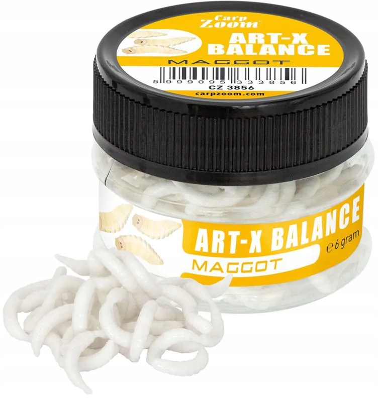 Sztuczne białe robaki w atraktorze JAXON CARP ZOOM