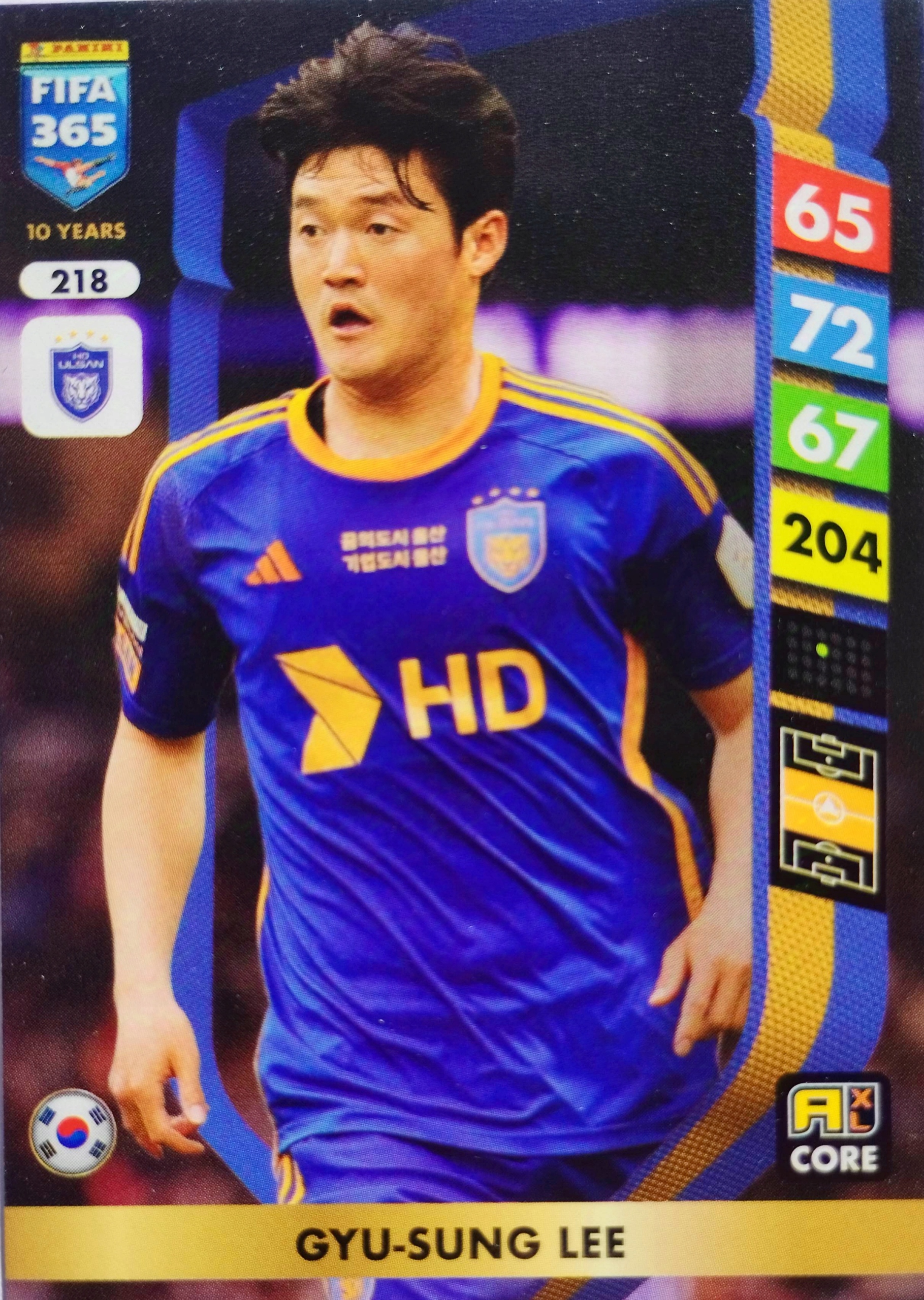 Panini Fifa 365 2025 Core 218 Gyu-sung Lee Ulsan Hd