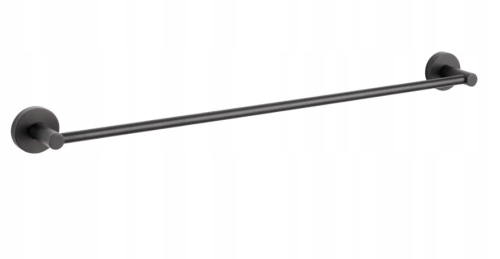 Stella Classic věšák jednoduchý 60 cm 07.11560-B černý matný