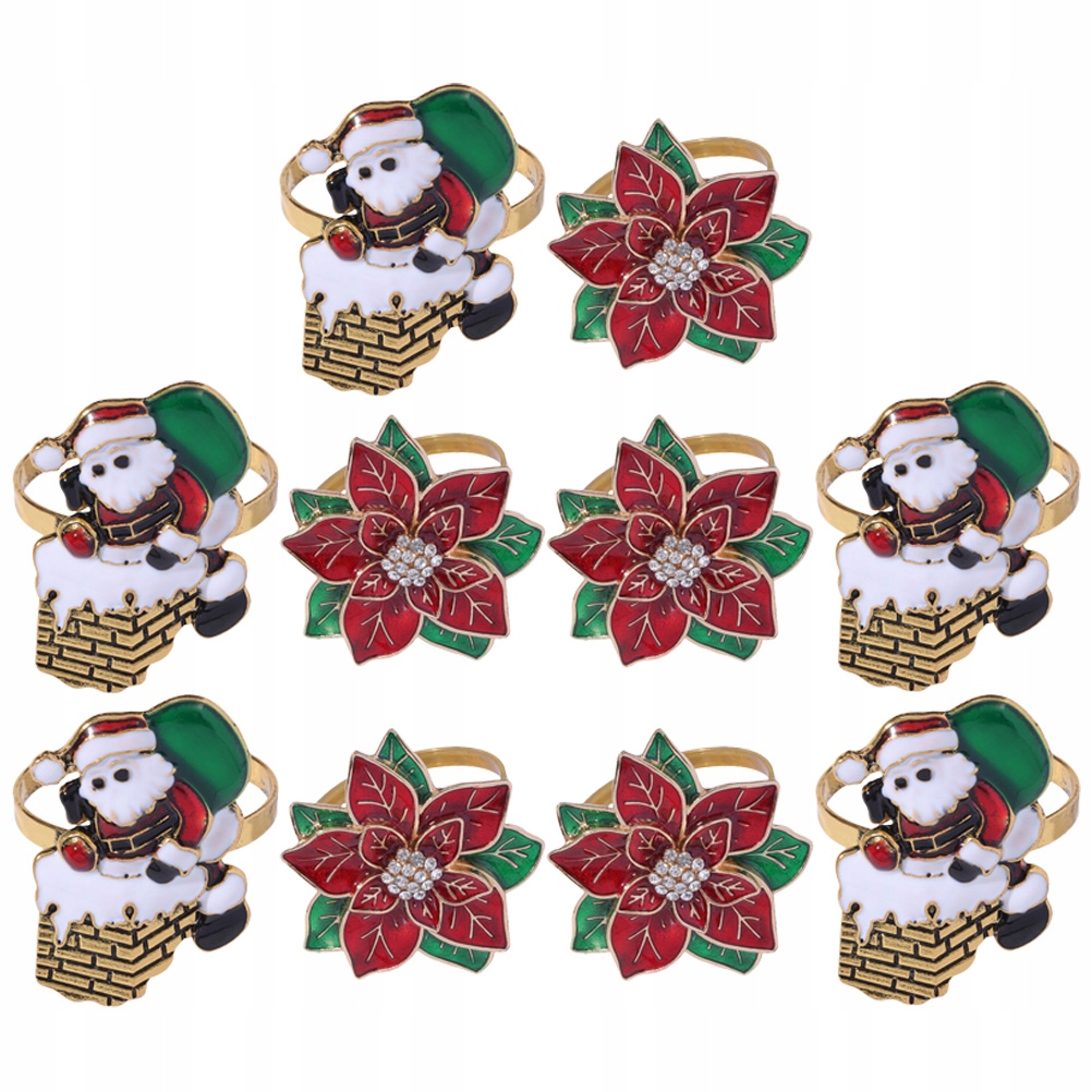 DEKORACJE STOŁU ŚWIĄTECZNEGO 10 SZT Kod producenta 5041375754408187733