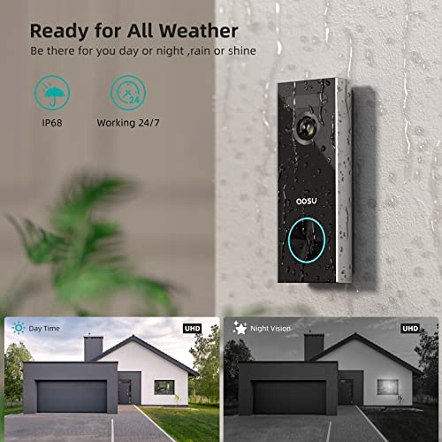 AOSU Wideodomofon 2K Kamera AI Detekcja Osób Alexa — miniatura 7