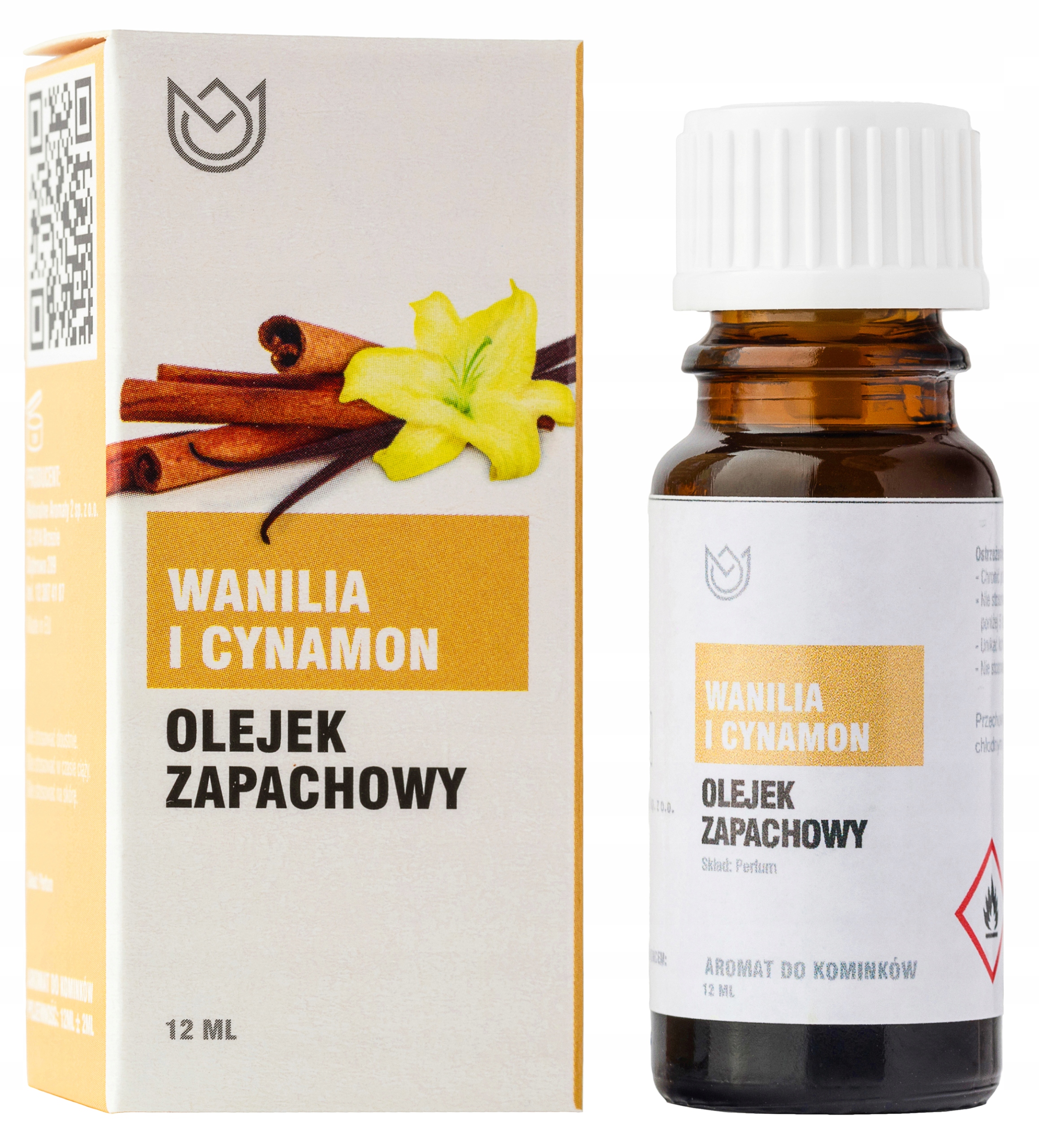 

Wanilia I Cynamon Olejek Zapachowy 12 ml