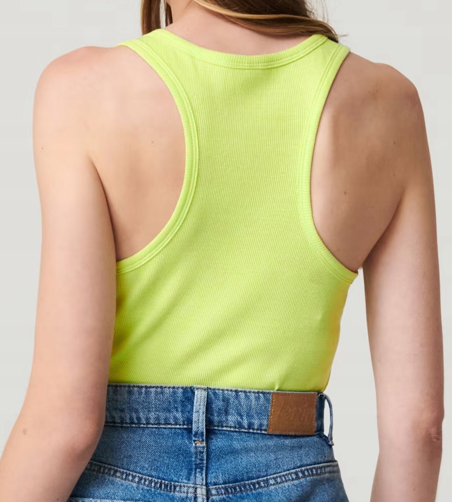 3x BLUZKA TOP KOSZULKA BOKSERKA MODNA prążkowana L Rozmiar L