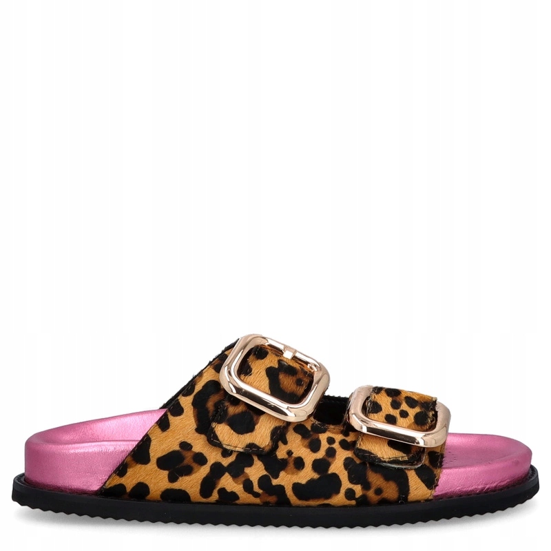 Dámské kožené nazouváky Gioseppo 75453 Panterka 37