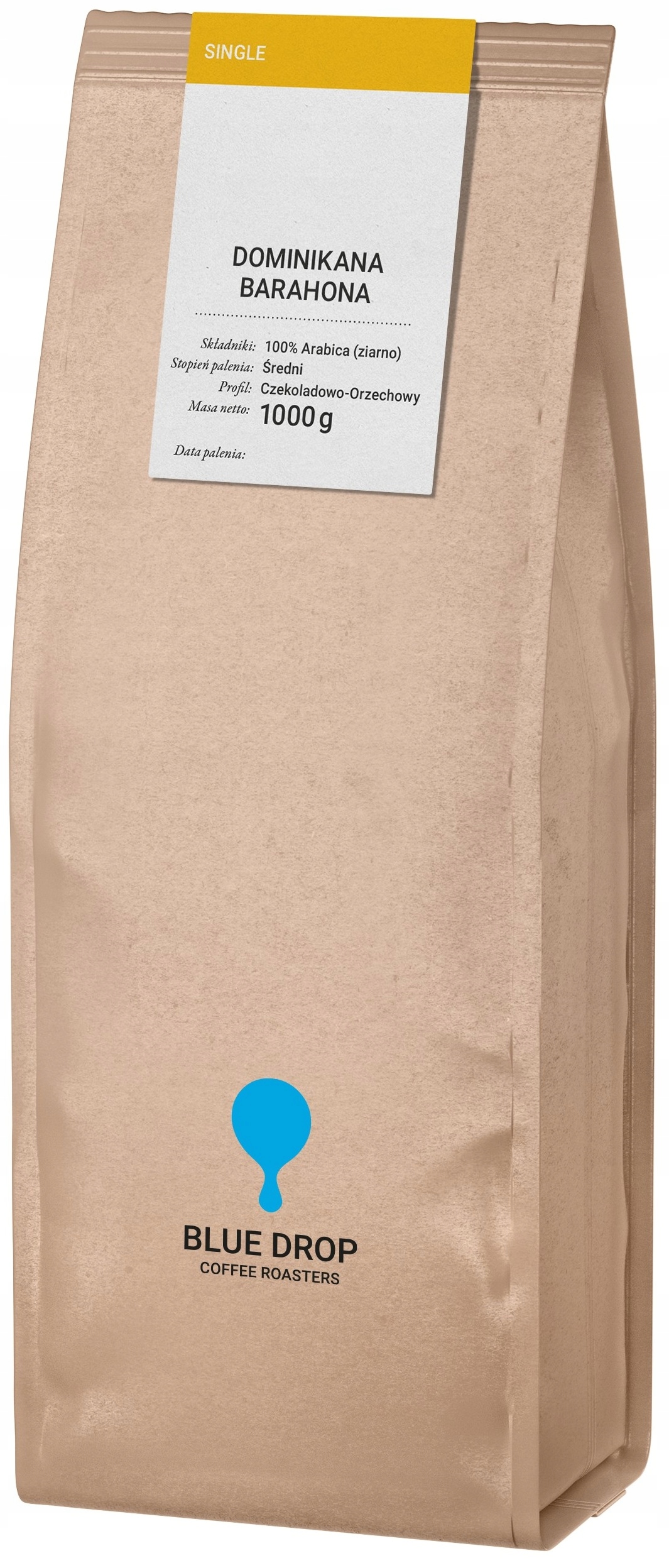 Káva Zrnková 1 kg Dominikana Arabica 100% čerstvě pražená do kávovaru 1000 g