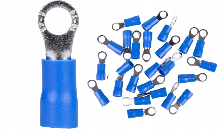 

Końcówka Oczkowa Miedziana 2,5 mm2 M4/100szt