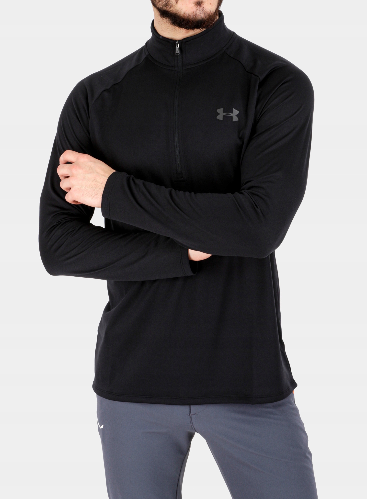 Mikina Under Armour Tech 2.0 1/2 Zip Ls černá/charcoal XXL