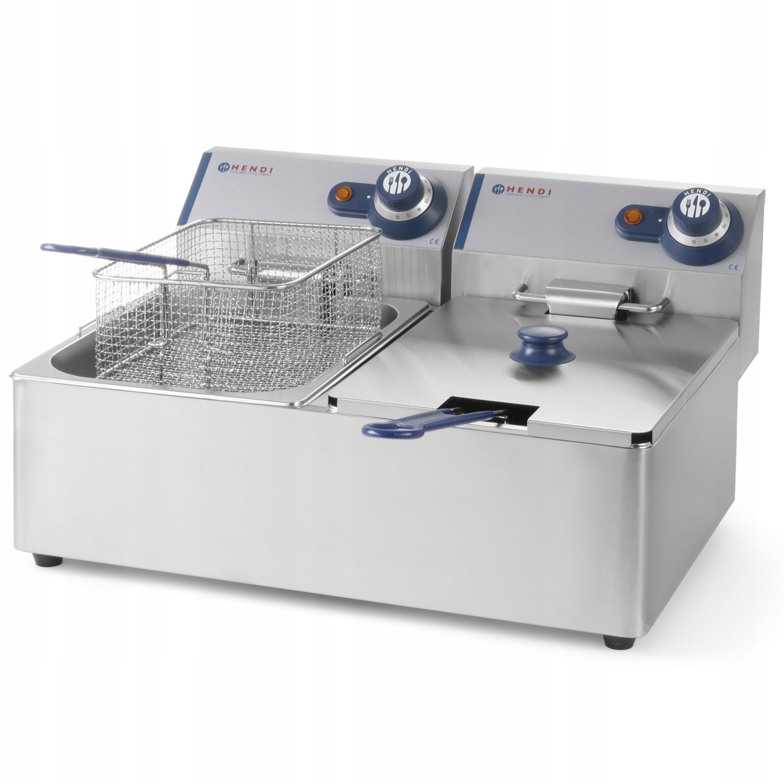 Elektrická Profesionální Gastro Fritéza 2 Komory 2X6 L Hendi