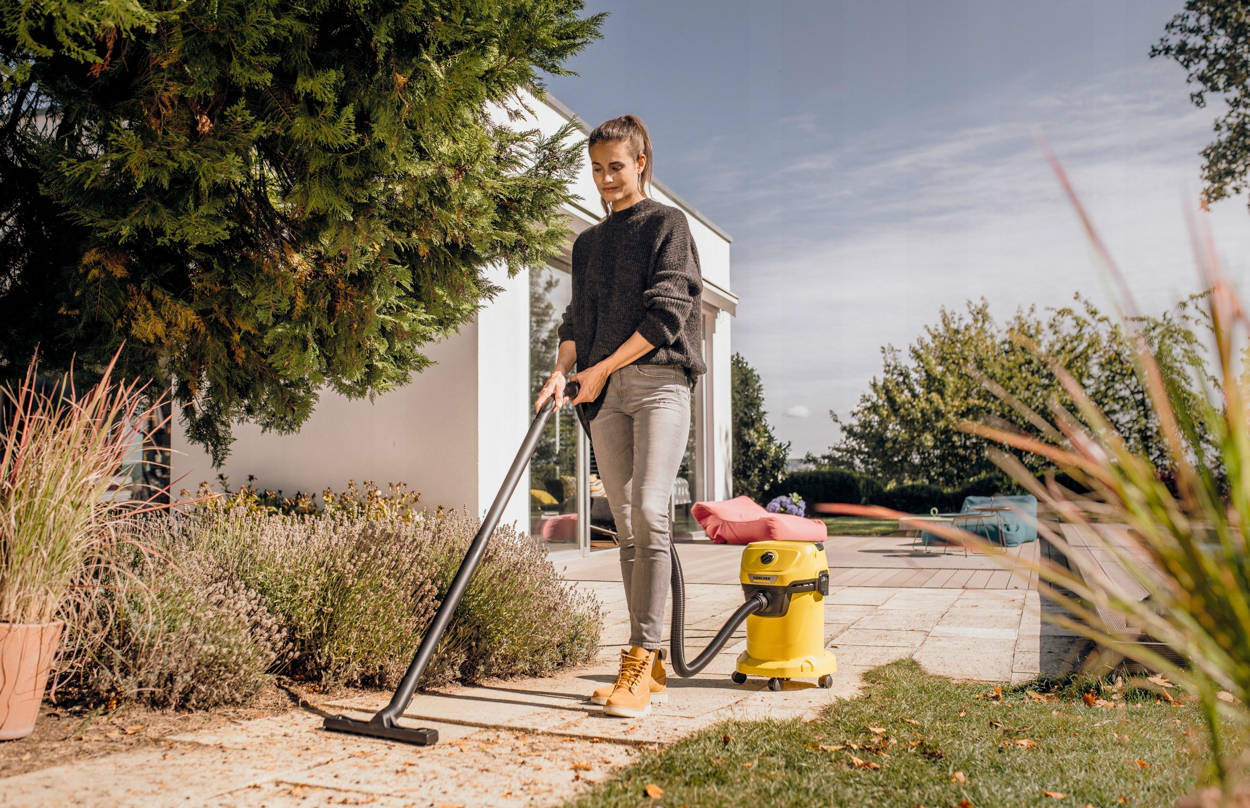 KARCHER ODKURZACZ WD 3 BEZWORKOWY NOWY MODEL 1400W ZESTAW Moc 1000 W