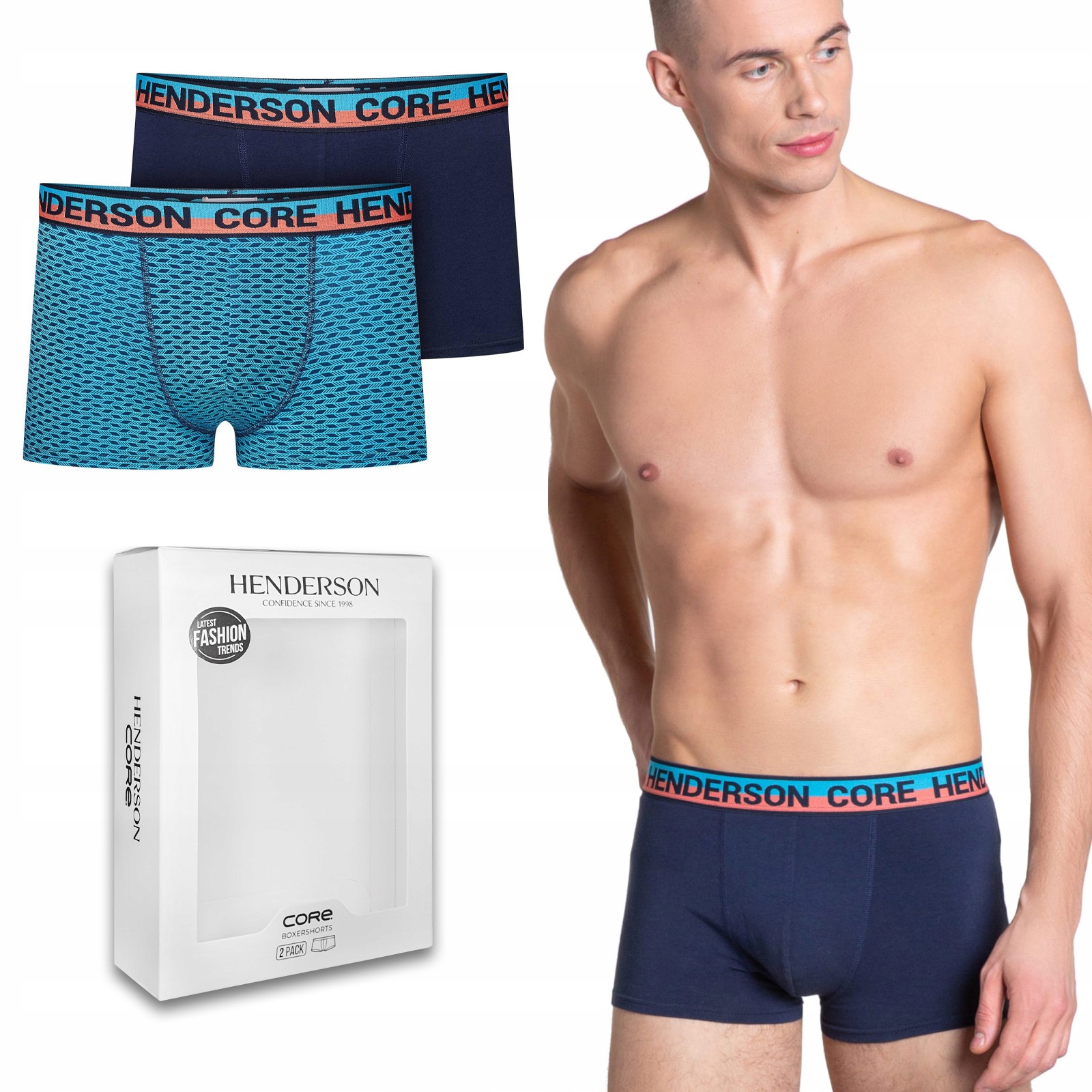 

Henderson 38290 Ouzo bokserki męskie 2-pak - XXL