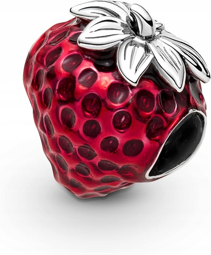 Charms Přívěsek Jahoda Stříbro 925 Smalt PR468