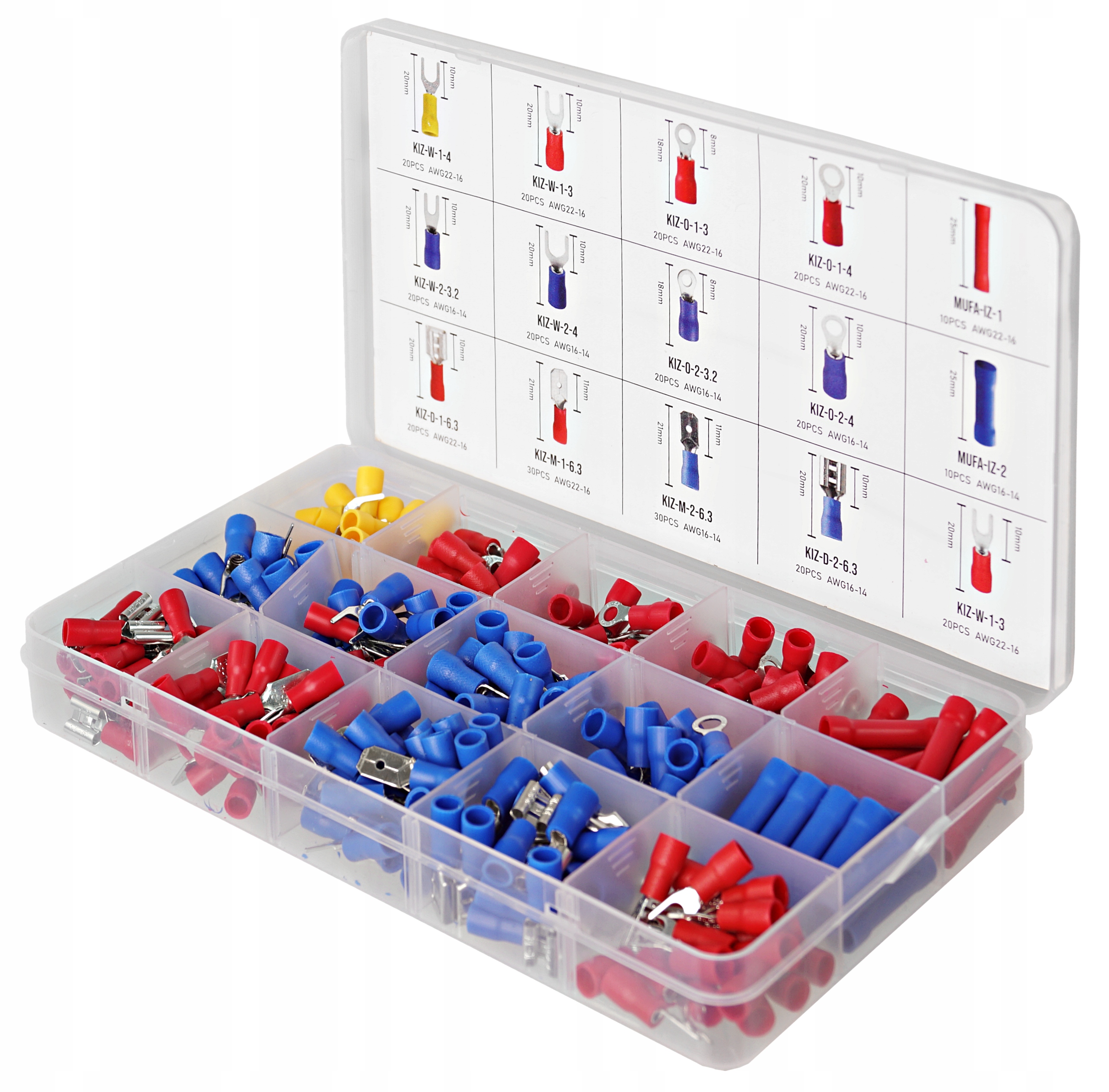 Zaciskarka Adelid KIZ-MIXBOX300-ZBAIZ6 0,5 mm² - 6 mm² Marka Adelid