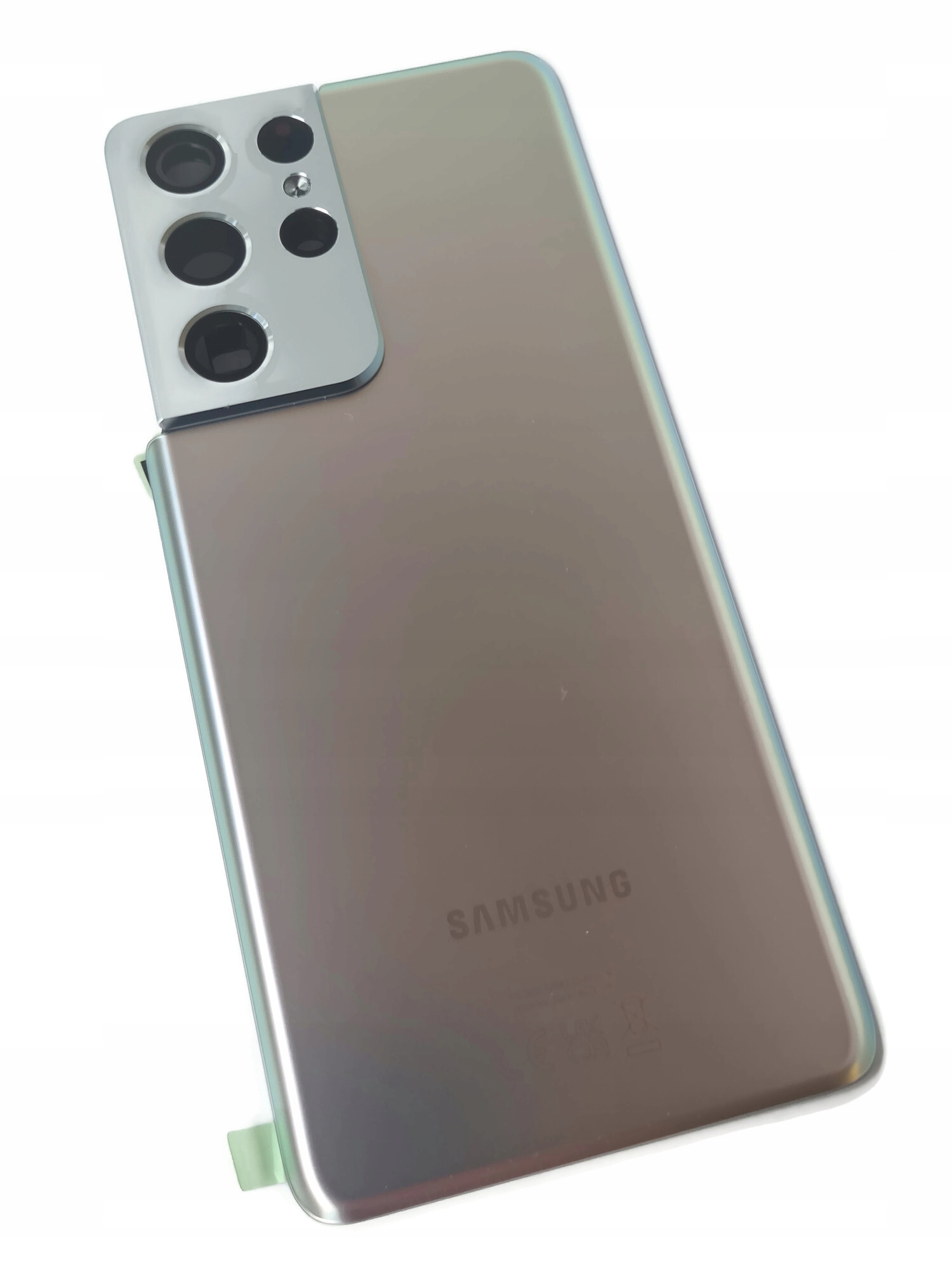 Org Klapka Oryginalna tył plecki Samsung Galaxy S21 Ultra (SM-G998) srebrna