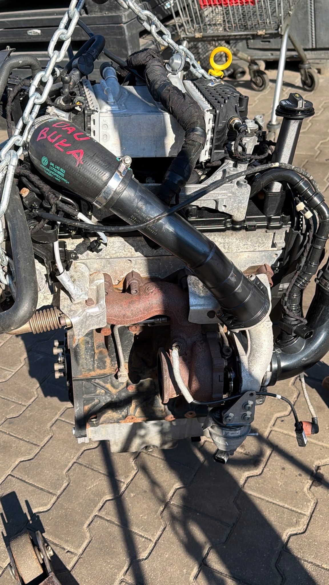 engine complete VW CRAFTER DAU 190 thousand KM