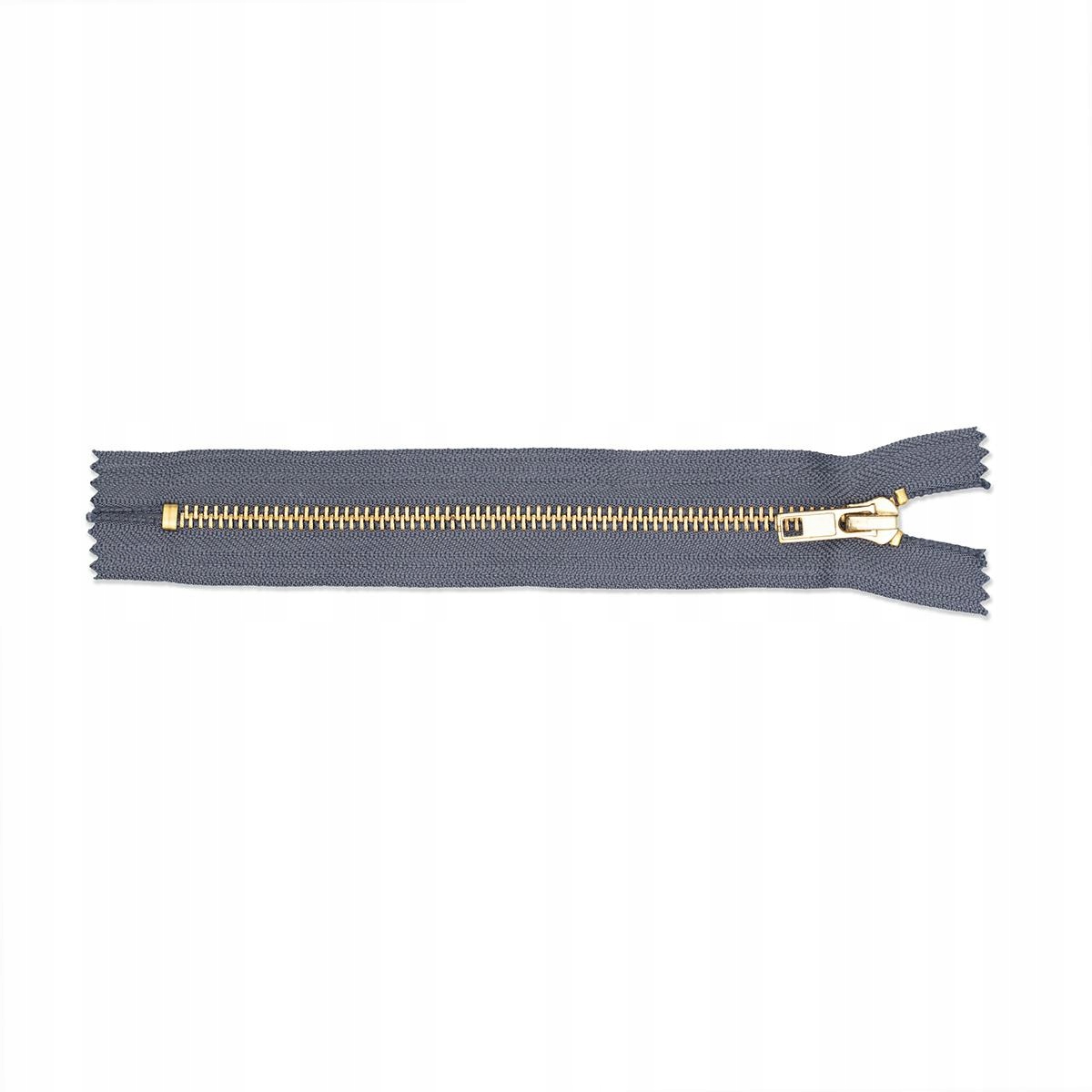 Zamek Metalowy Stały 6 mm 12cm Zip C301/BR C.