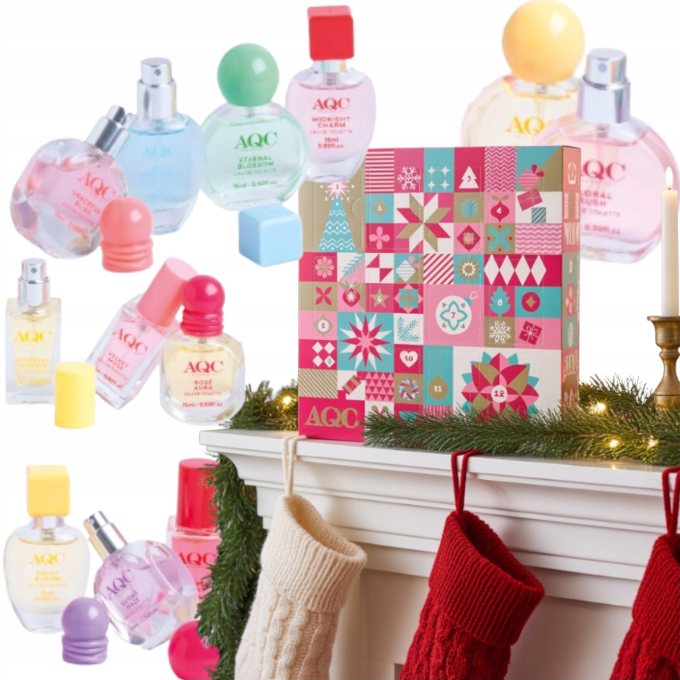 Vonný Adventní Kalendář S Parfémy Pro Ženu, 12 Dní Nových Zážitků