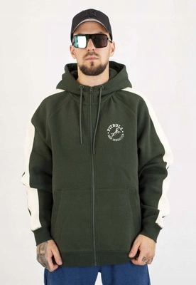 Mikina Pit Bull S Kapucí San Diego Ca tmavě zelená