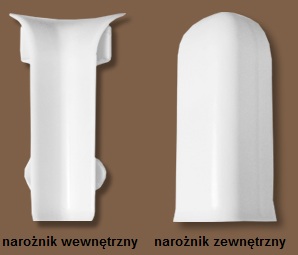 ELEMENTY DO LISTW PRZYPODŁOGOWYCH 75 mm Wysokość 75 mm