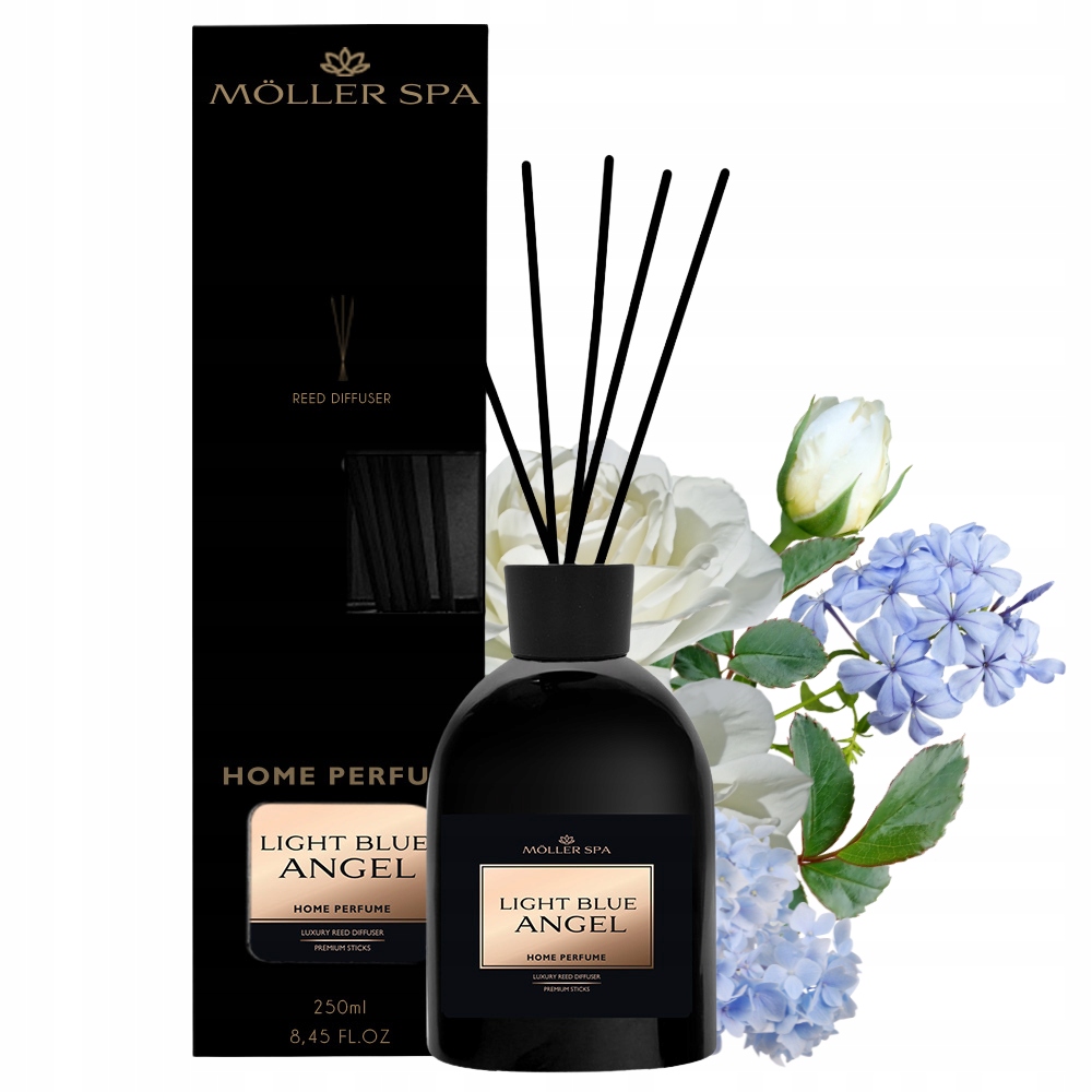 Vůně Light Blue Angel Do Domácnosti Tyčinky Osvěžovač 250 ml Velká Objem