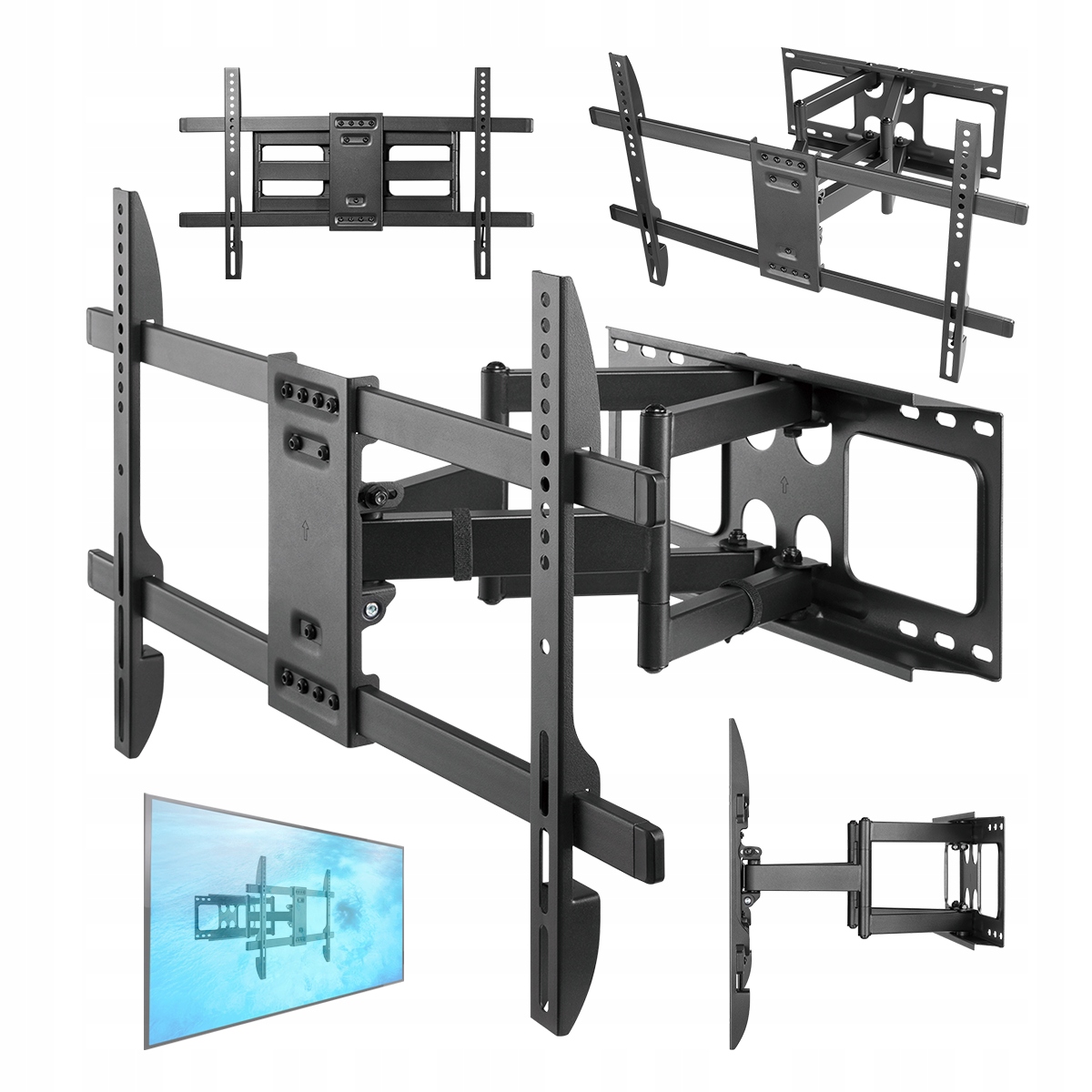Pevný Otočný Háčik Pohyblivý Pre Tv KD-75X85L Sony Nástenný