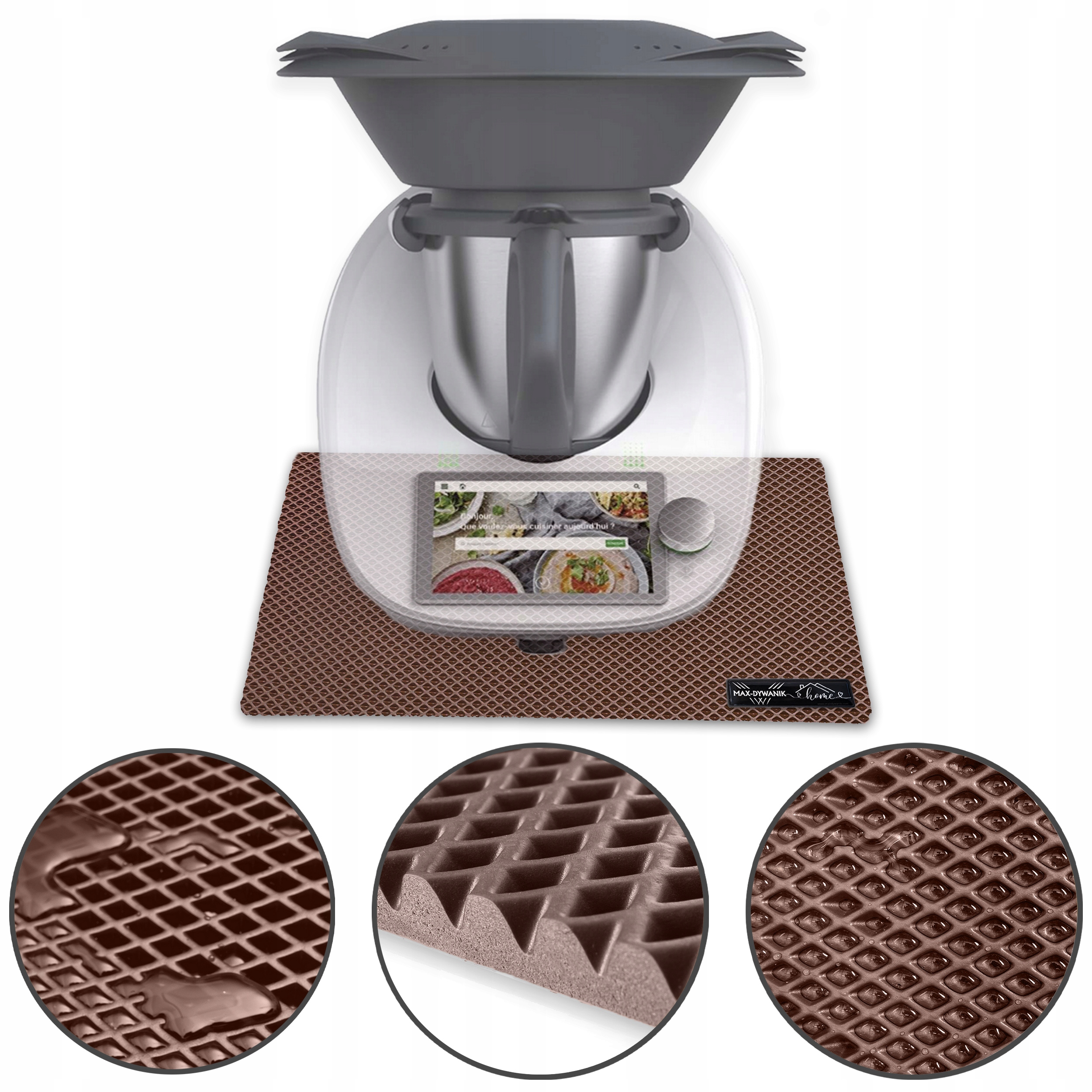 Mata Eva Home pod Termomixa Expres Do Kawy Blender Sokowirówkę 44x44