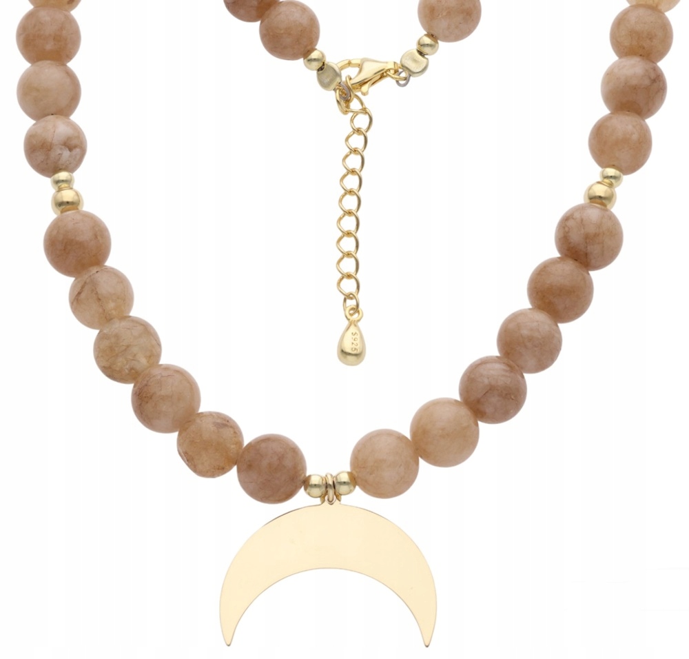 Stříbrný náhrdelník Ag 925 Sluneční kámen PW0220324NG_3