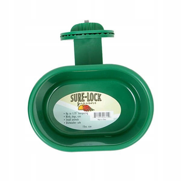 Levně Miska 0,6 l s aretací Krmítko na napáječku Pro papoušky a ptáky