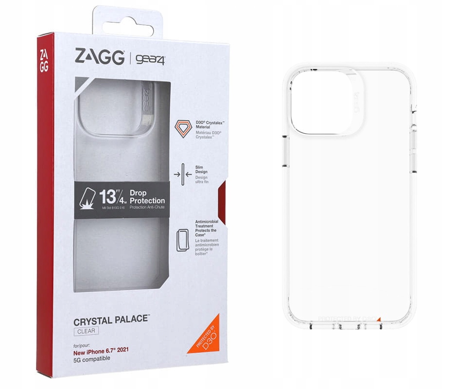 Buy the Spigen iPhone 15 Pro Max (6.7) Ultra Hybrid Case - Crystal Clear  - ( ACS06565 ) online 