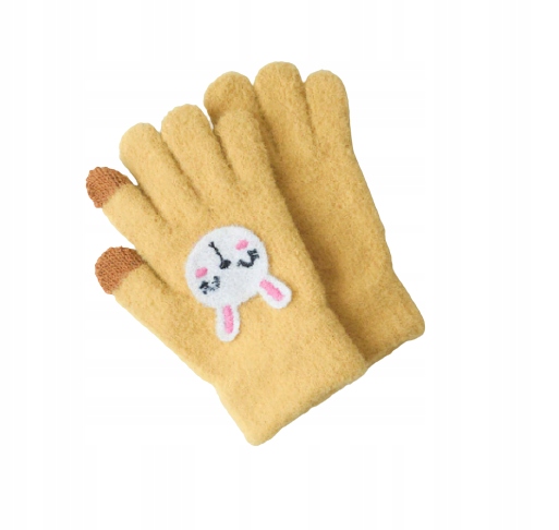 DZIECIĘCE ZIMOWE RĘKAWICZKI MILUSIE 3-6 LAT ŻABKA