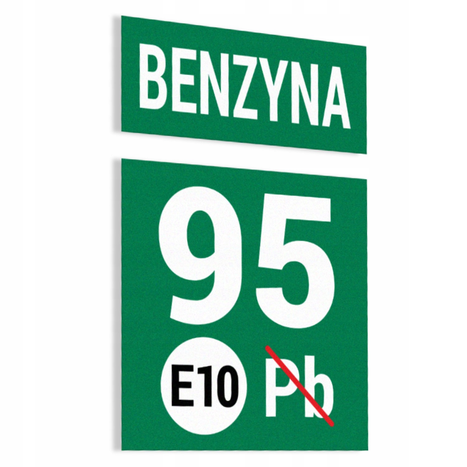 Naklejki Benzyna 95 2x5, 5x5 cm #ALOL0395 na wlew paliwa