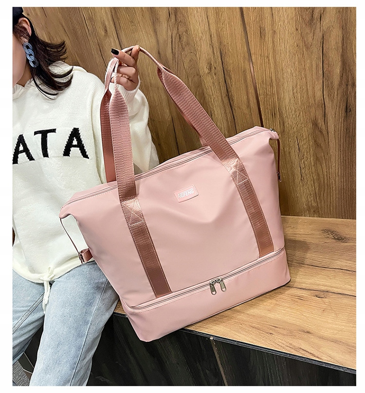 TORBA PODRÓŻNA SPORTOWA NA SIŁOWNIE DUŻA DAMSKA NA RAMIĘ DO RĘKI RÓŻ Rodzaj podróżna