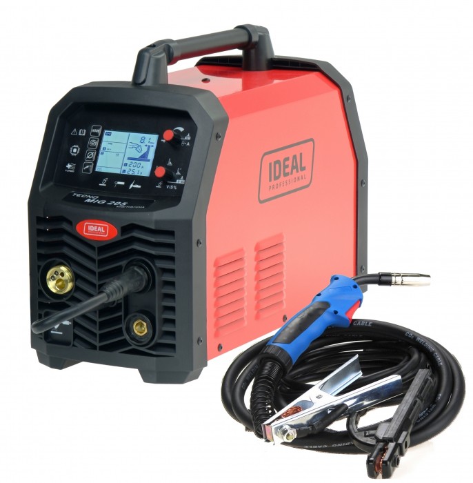 Spawarka Migomat Mig/mag Mma Tecnomig 205 LCD Synergia 4x4 V3 Ideal