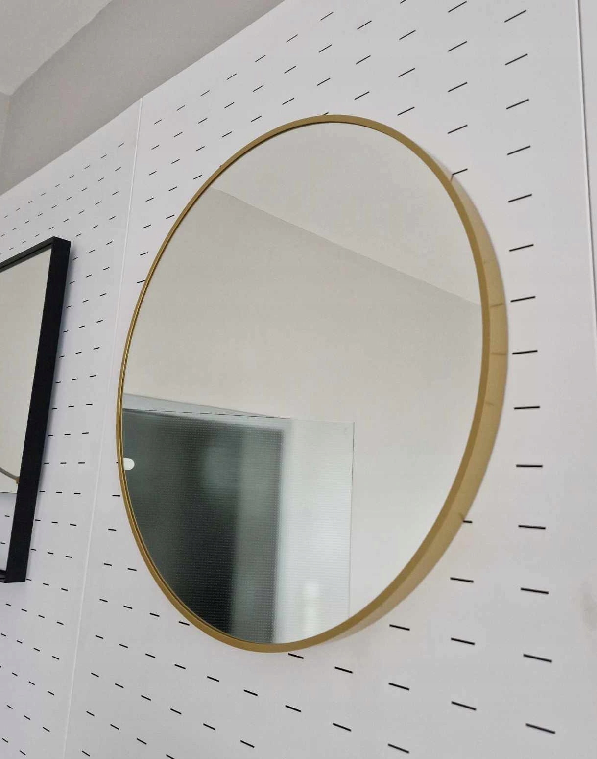 Lustro okrągłe MCJ ścienne 100x100cm LED rama Marka MCJ