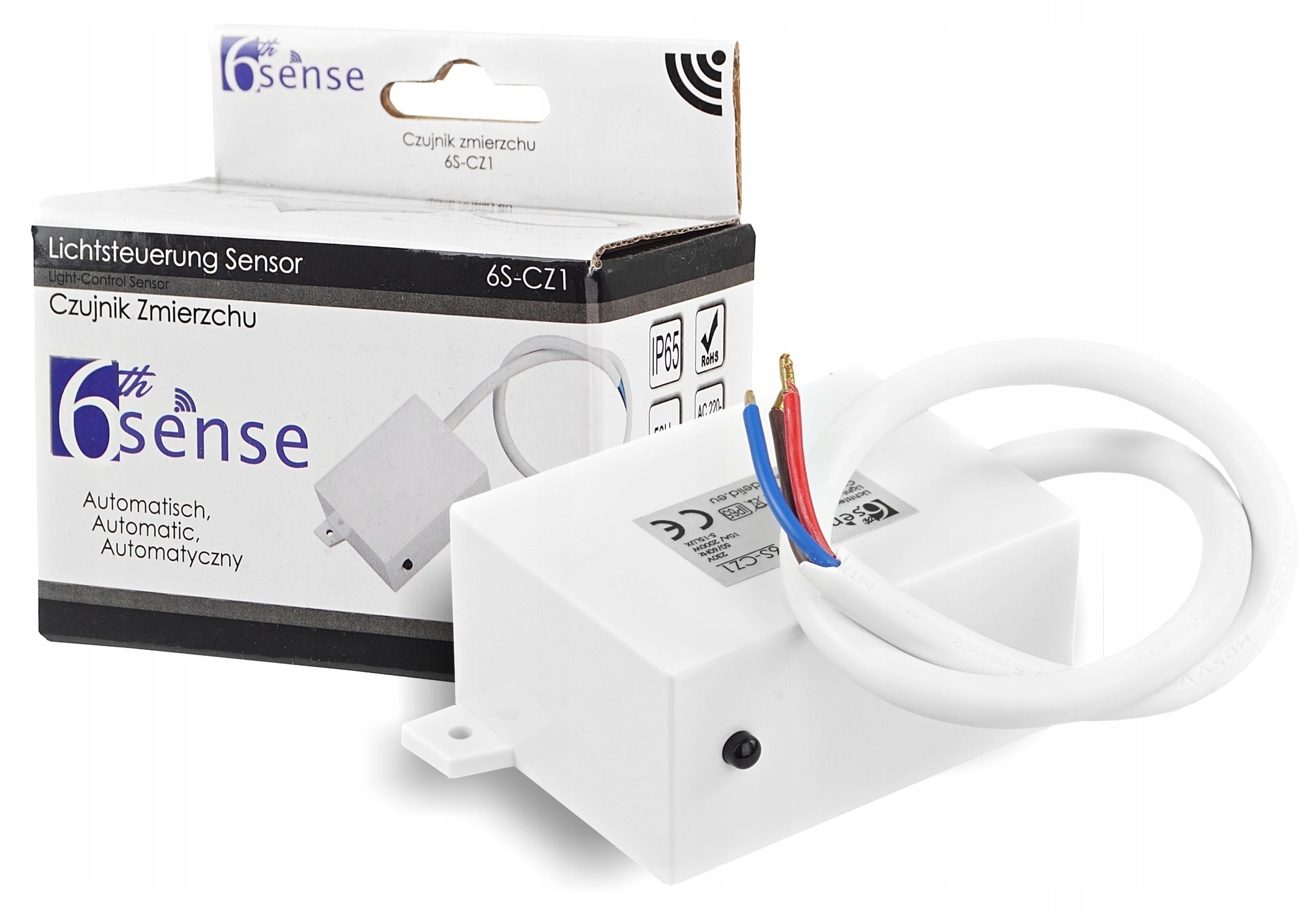 Czujnik Zmierzchu Zmierzchowy 2000W IP65 10A LED