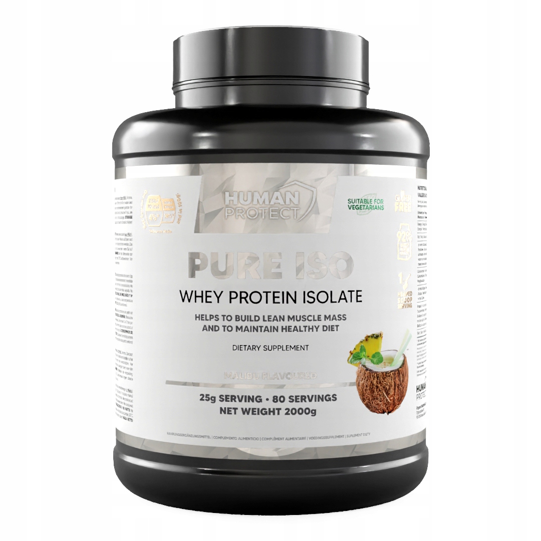 Protein proteinový izolát proteinový izolát Human Pure Iso 2000 g Wpi Whey