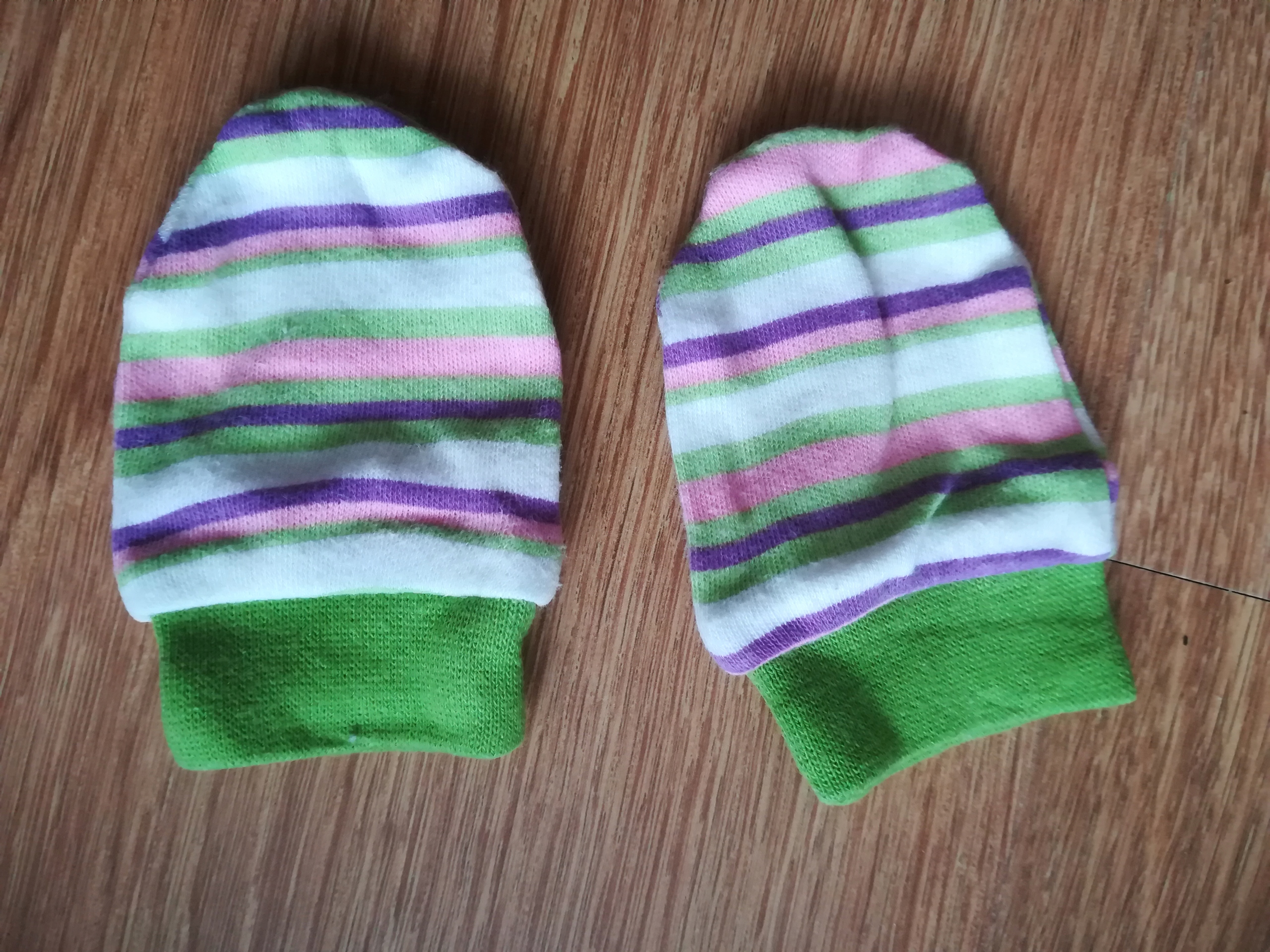 NIEDRAPKI bawełniane rękawiczki niemowlęce