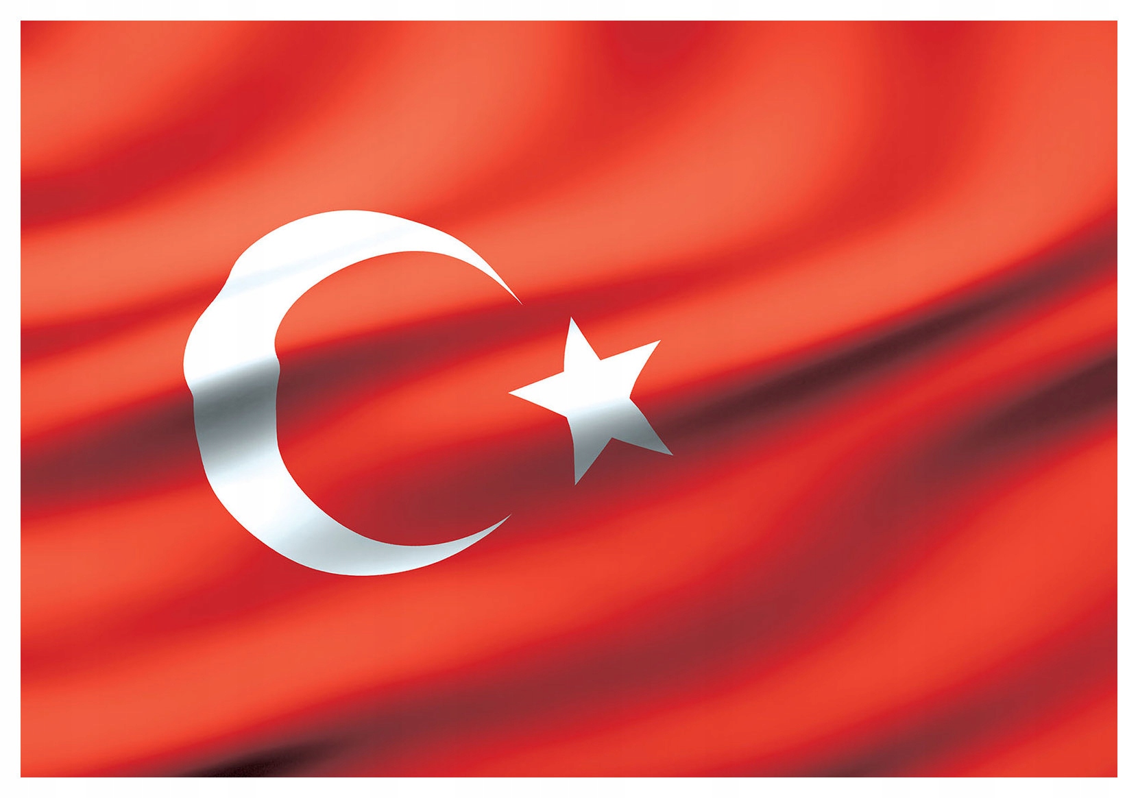 Fototapeta Vlajka Turecka polmesiac hviezda vlastenecký dekor 312x219 lepidlo